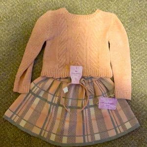 NWT Tommy Bahama Toddler Girls outfit and headband 4T